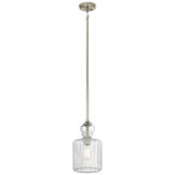 Riviera 1 Light Small Pendant 7.75 Inch Wide by Kichler - 43954