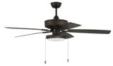 Outdoor Pro Plus 5 Blade Ceiling Fan with Light Kit 52 Inch W by Craftmade - OP119-5