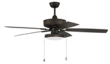Outdoor Pro Plus 5 Blade Ceiling Fan with Light Kit 52 Inch W by Craftmade - OP119-5