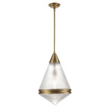 Hargreaves 1 Light Medium Pendant by Maxim - 10395PR