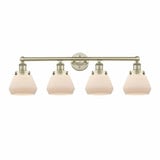Fulton 4 Light Industrial Vanity Light 33.5 Inch Wide by Innovations - 616-4W-FUL