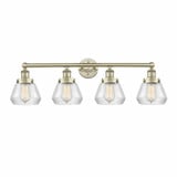 Fulton 4 Light Industrial Vanity Light 33.5 Inch Wide by Innovations - 616-4W-FUL