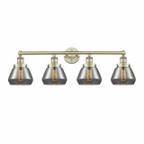 Fulton 4 Light Industrial Vanity Light 33.5 Inch Wide by Innovations - 616-4W-FUL
