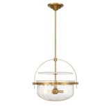Denmar 4 Light 18 Inch Wide Convertible Semi Flush Mount by Savoy House - 6-4723-4