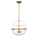 Denmar 4 Light 18 Inch Wide Convertible Semi Flush Mount by Savoy House - 6-4723-4