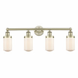 Dover 4 Light Industrial Vanity Light 33.5 Inch Wide by Innovations - 616-4W-DO
