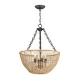 Cestino 4 Light Large Pendant 25.5 Inch Tall by Maxim - 22473
