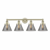 Cone 4 Light Vanity Light 33.5 Inch Wide by Innovations - 616-4W-CONE