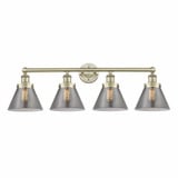 Cone 4 Light Vanity Light 33.5 Inch Wide by Innovations - 616-4W-CONE