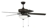 Outdoor Pro Plus 5 Blade Ceiling Fan with Light Kit 52 Inches by Craftmade - OP211-5