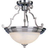 Essentials 3 Light Large Semi Flush Mounts by Maxim - 5844