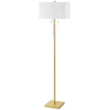 Fernanda 2 Light Floor Lamp In Modern Style 60 x 15 Inches by Dainolite - DM231F