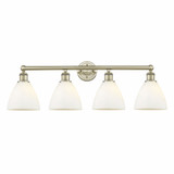 Bristol Glass 4 Light Industrial Vanity Light by Innovations - 616-4W-BG