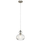 Riviera 1 Light Small Pendant 8.75 Inch Wide by Kichler - 43956
