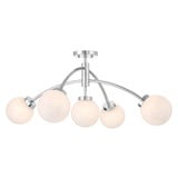 Redfield 3.5W 5LED Convertible Semi Flush Mount 36 Inch Wide by Savoy House - 6-6199-5