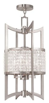 Grammercy 4 Light Medium Pendant 24 Inch Tall by Livex - 50566