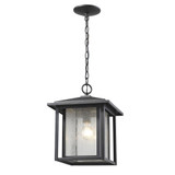 Aspen 1 Light Small Outdoor Pendant by Z-Lite - 554CHB