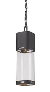 Lestat 14W 1 LED Light Mini Outdoor Pendant by Z-Lite - 562CHB