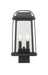 Millworks 2 Light Small Outdoor Post Mount 15.25 Inch Tall by Z-Lite - 574PHMS