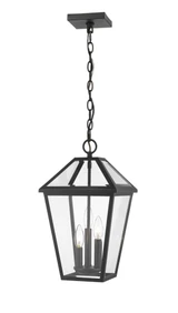Talbot 3 Light Small Outdoor Pendant by Z-Lite - 579CHB