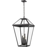 Talbot 4 Light Large Outdoor Pendant by Z-Lite - 579CHXLX