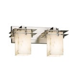 Alabaster Rocks Metropolis 2 Light Vanity Light by Justice Design - ALR-8172-15
