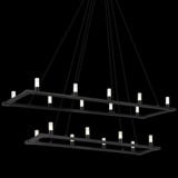 Cascadian 18 Light Small Chandelier by Matteo - C75218