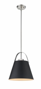Z Studio 1 Light Industrial Medium Pendant by Z-Lite - 726P