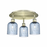 Bridal Veil 3 Light Flush Mount 16.75 Inch Wide by Innovations - 516-3C-G559-5