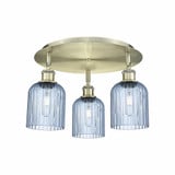Bridal Veil 3 Light Flush Mount 16.75 Inch Wide by Innovations - 516-3C-G559-5