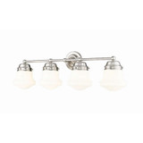 Vaughn 4 Light Vanity Light 9.5 Inch Tall by Z Lite - 735-4V-4