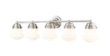 Vaughn 5 Light Vanity Light 9.5 Inch Tall by Z Lite - 735-5V-5