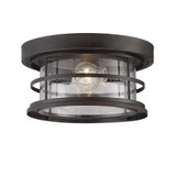 Barrett 2 Light Medium Outdoor Flush Mount by Savoy House - 5-369-13