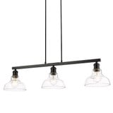 Carver 3 Light Oversized Linear Pendant by Golden - 0305-LP