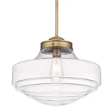 Ingalls 1 Light Large Pendant by Golden - 0508-L
