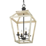 Haiden 4 Light Medium Pendant by Golden - 0839-4P