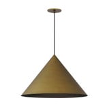 Pitch 9W 1 LED Light Large Pendant 13.25 Inch Tall by ET2 - E34502