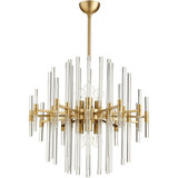 Quebec 6 Light Large Pendant 26.75 Inch Tall by Cyan - 09224-QUE