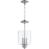 Richmond 3 Light Small Pendant 17 Inch Tall by Quorum - 2911-8