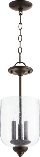 Richmond 3 Light Small Pendant 17 Inch Tall by Quorum - 2911-8