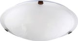 3 Light 16 Inch Wide Flush Mount by Quorum - 3000-16