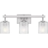 Brenthouse 3 Light Bath Vanity 9.25 Inch Tall and 22.5 Inch Wide by Quoizel - BTH8622