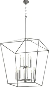 Gabriel 12 Light Large 2 Tier Pendant by Quorum - 604-12