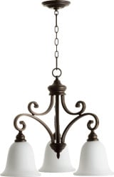 Bryant 3 Light Large Pendant 25 Inch Wide by Quorum - 6354-3