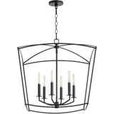 Mantle 6 Light Large Pendant by Quorum - 6412-6