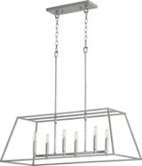 Gabriel 6 Light Medium Linear Pendant by Quorum - 654-6
