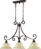 Bryant 3 Light Small Linear Island Pendant by Quorum - 6554-3