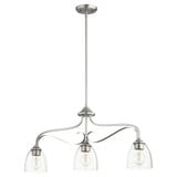Jardin 3 Light Mini Linear Island Pendant by Quorum - 6627-3