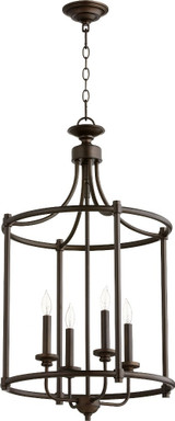 Rossington 4 Light Large Entry Pendant by Quorum - 6822-4