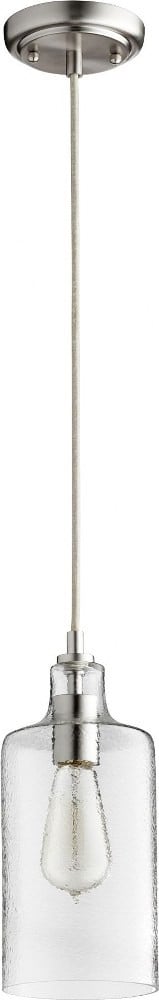 1 Light Mini Pendant 11.5 Inch Tall by Quorum - 8041